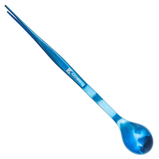 Kazoku Proeflepel Met Pincet Blauw