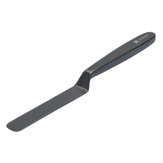 Kazoku Palet / Spatula Zwart 10 cm