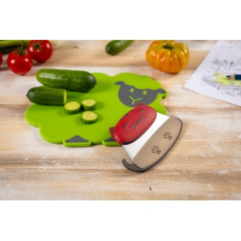 Kuhn Rikon Chefclub Kinderset 2 dlg. Snijplank/wiegemes