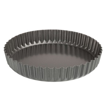 Luxe Kitchen Quiche bakvorm rond 20 x 20 x 3,5 cm, losse bodem