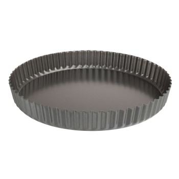 Luxe Kitchen Quiche bakvorm rond 25 x 25 x 3,5 cm, losse bodem