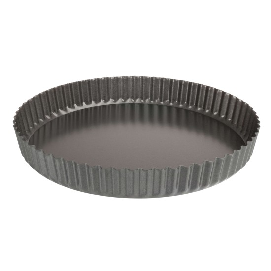 Luxe Kitchen Quiche bakvorm rond 25 x 25 x 3,5 cm, losse bodem