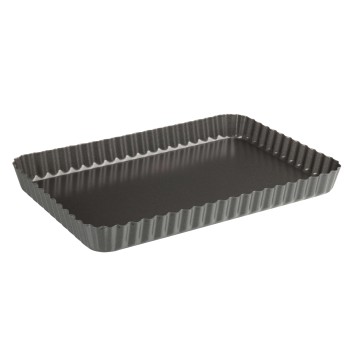 Luxe Kitchen Quiche bakvorm 31 x 21 x 3 cm, losse bodem