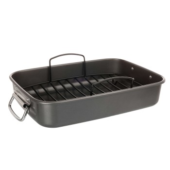 Luxe Kitchen Bak/braadslede met inzet 40 x 28 x 8 cm