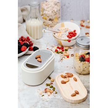 Microplane Specialties Container rasp cashmere/bamboe
