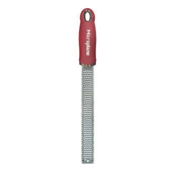 Microplane Premium Classic Rasp zester. Pomegranate Red