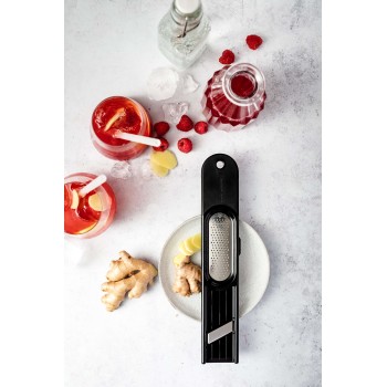 Microplane Specialties Ginger Tool 3-in-1 zwart