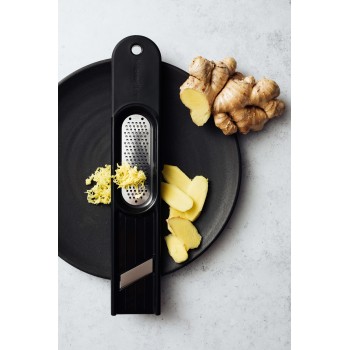 Microplane Specialties Ginger Tool 3-in-1 zwart