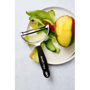 Microplane Specialties Dunschiller Y-model XL zwart/rvs