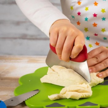 Kuhn Rikon Chefclub Kinderset 2 dlg. Snijplank/wiegemes