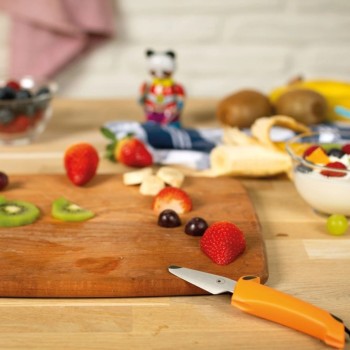 Kuhn Rikon Chefclub Kindermessen set 2 dlg. hond oranje/zwart