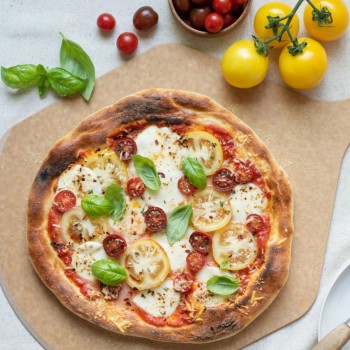 Sage Pizza/broodplank 25x40 cm, naturel