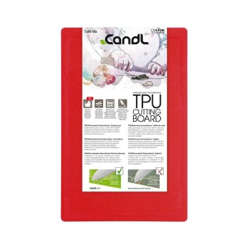Candl TPU Snijplank flexibel 38x25 cm, rood