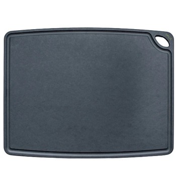 Sage Snijplank 30x45 cm, zwart met geul
