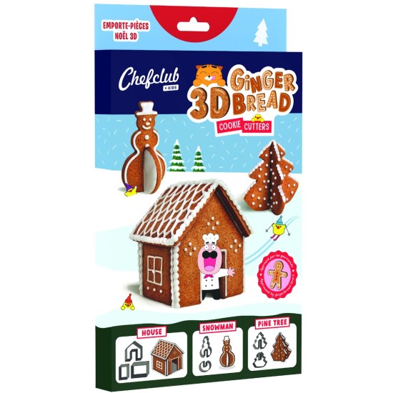 Kuhn Rikon Chefclub Uitsteekvormpjes 3D Gingerbread