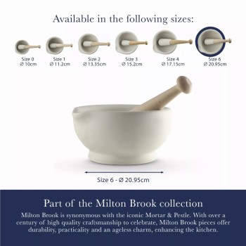 Milton Brook Vijzel m/stamper 1104 ml. 21 cm