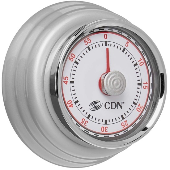 CDN Kookwekker Retro Zilver