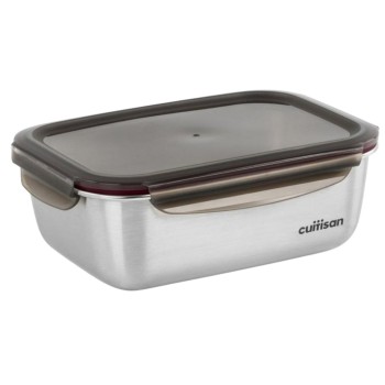 Cuitisan Food container rvs rechthoek hoog 2800 ml