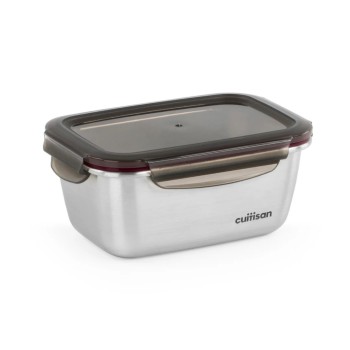 Cuitisan Food container rvs rechthoek hoog 980 ml