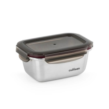 Cuitisan Food container rvs rechthoek hoog 500 ml