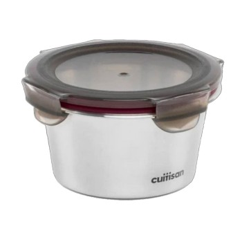 Cuitisan Food container rvs rond hoog 410 ml