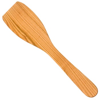 Il Cucinino Bakspatel gebogen 30 cm. kersenhout