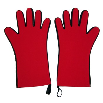 Il Cucinino Ovenwant m/vingers. rood p/paar