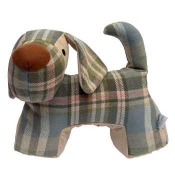 Samuel Lamont Deurstoppers Green Tweed Dog