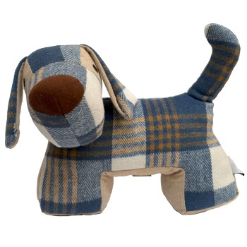 Samuel Lamont Deurstoppers Blue Tweed Dog