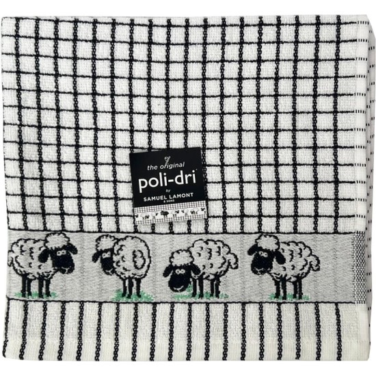 Samuel Lamont Poll-dri Theedoeken Jacquard Black / Sheep