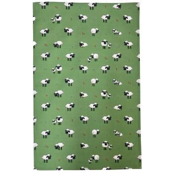 Samuel Lamont Theedoek Fluffy Flock Green